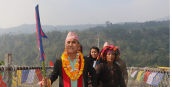 कोशी प्रदेशको सबैभन्दा लामो झोलुंगे पुल निर्माण सम्पन्न, विश्वप्रकाशले गरे उद्घाटन